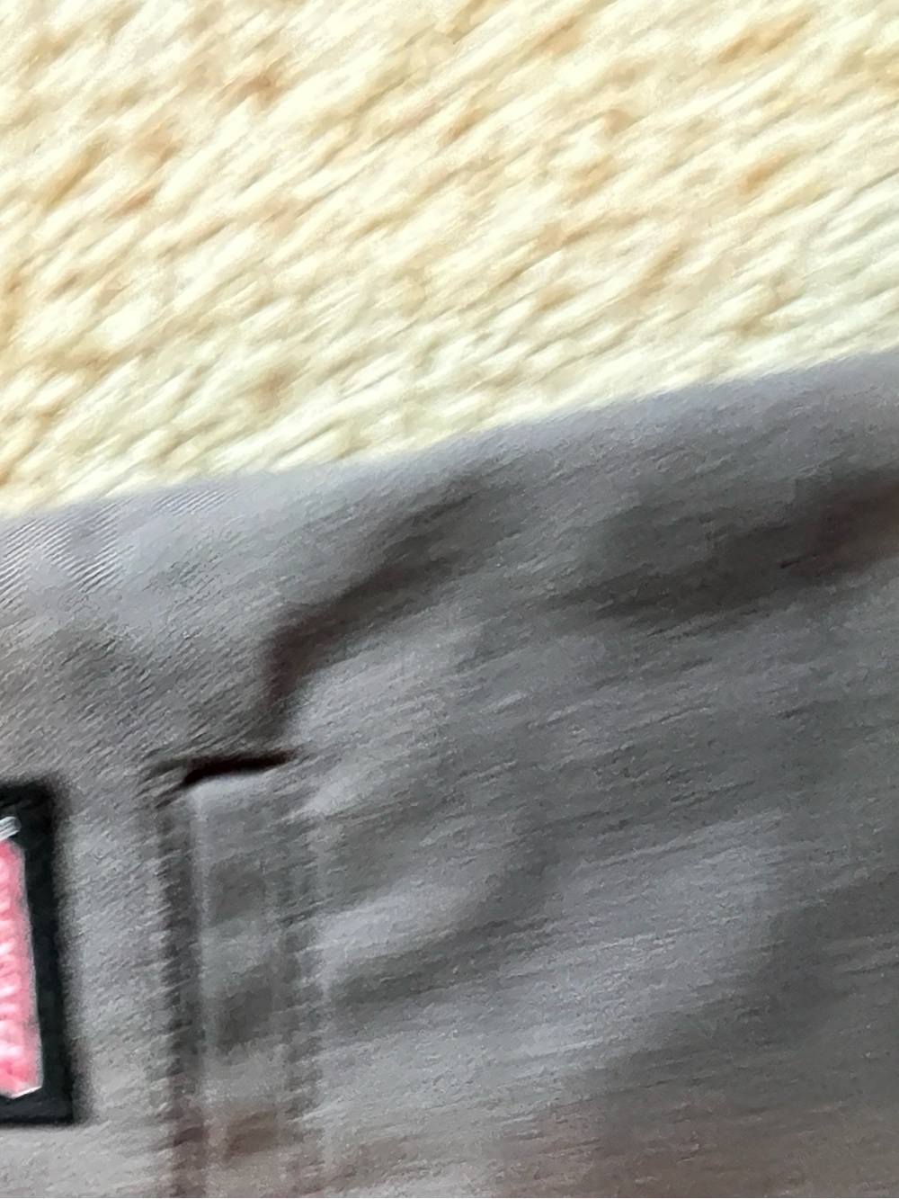 Dickies Workwear Shorts in Gray with Red Logo - Picture 4 of 6